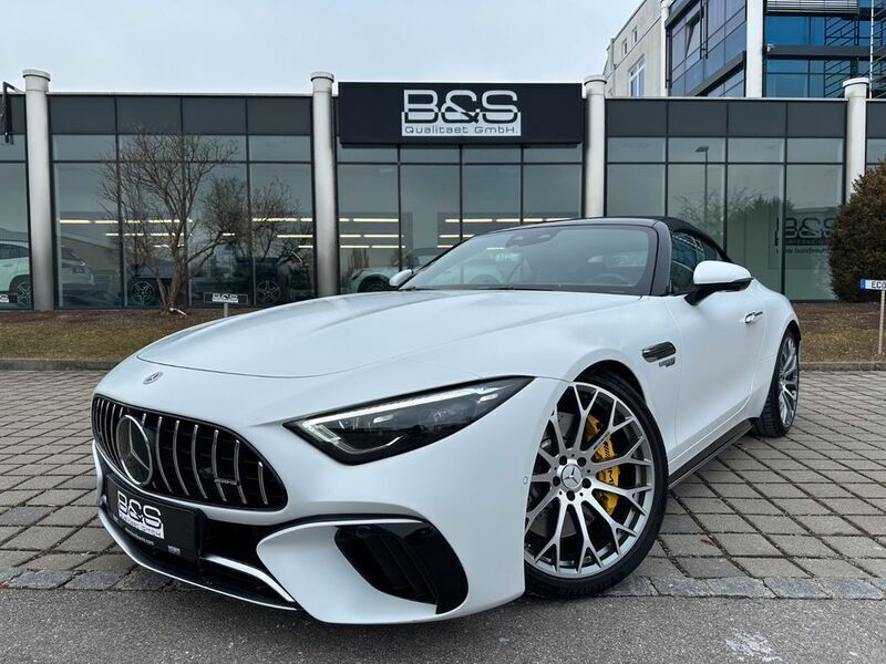 Weiß Gebraucht 2022 Mercedes SL63 AMG AMG Coupé | 126.500 € - Bild 1/4