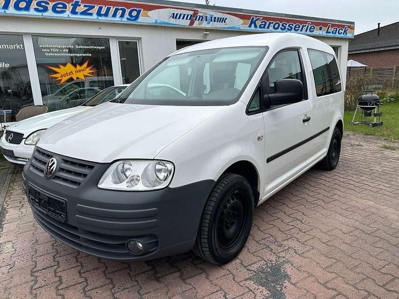 Second-hand VW Caddy 109 CP (80 kW) 2008 Alb Monovolum