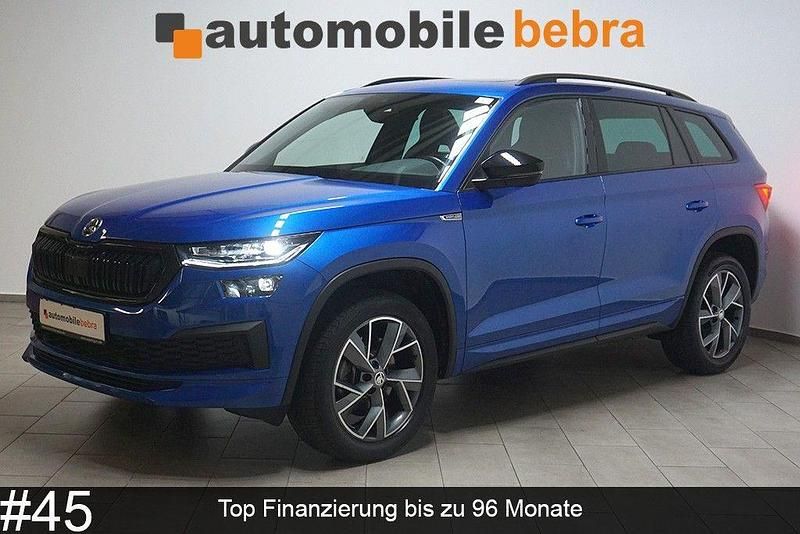 Race blau Gebraucht 2023 Skoda Kodiaq SportLine SUV | 40.490 € (Fairer Preis) - Bild 1/4