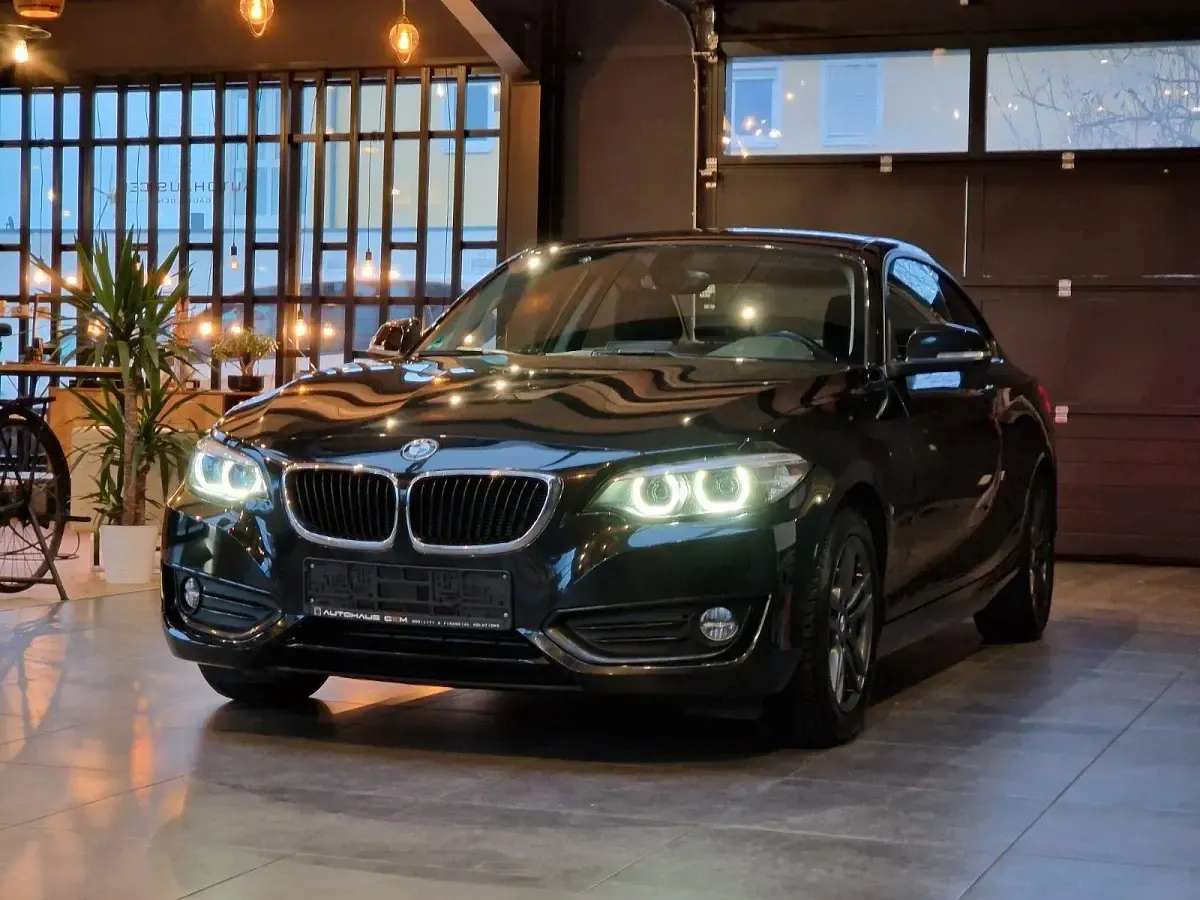 Gebraucht BMW 218 Advantage 150 PS (110 kW) 2019 Schwarz Coupé