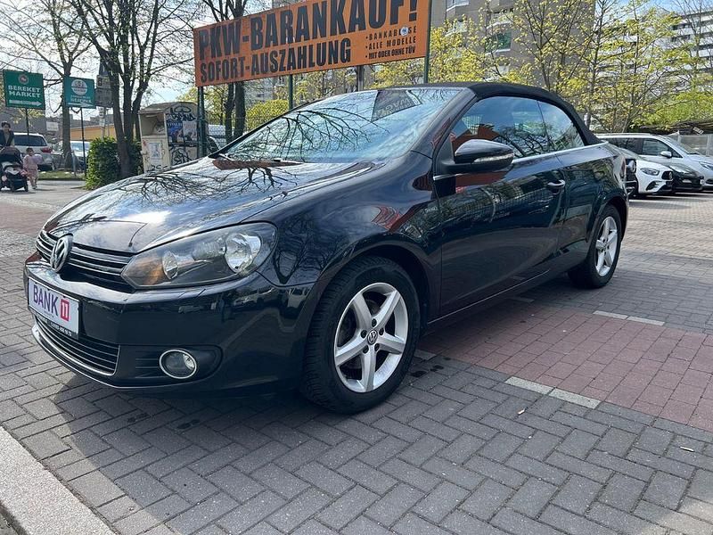 Gebraucht VW Golf Cabriolet LOUNGE 125 PS (91 kW) 2015 Schwarz Cabrio