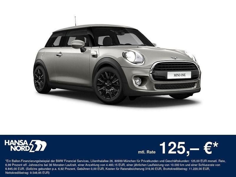 Gebraucht Mini ONE 102 PS (75 kW) 2019 Silber / melting silver (metallic) Kleinwagen