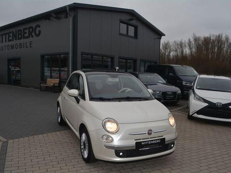 Gebraucht Fiat 500 Lounge 69 PS (50 kW) 2009 Weiß Cabrio