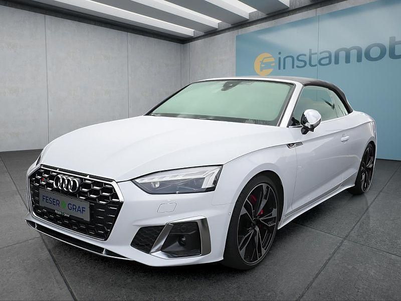 Weiß Gebraucht 2024 Audi S5 Cabriolet Cabrio | 64.299 € (Etwas zu teuer) - Bild 1/4
