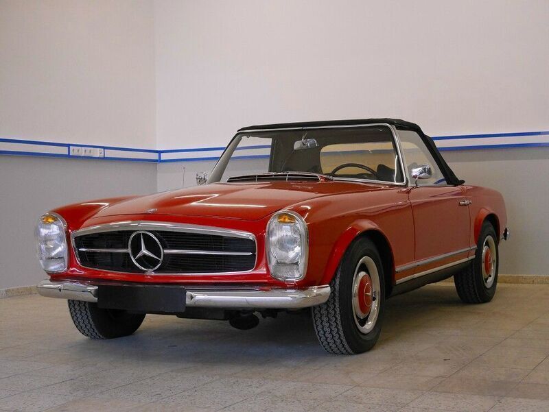 Rot Gebraucht 1966 Mercedes 230 Cabrio | 65.900 € - Bild 1/4