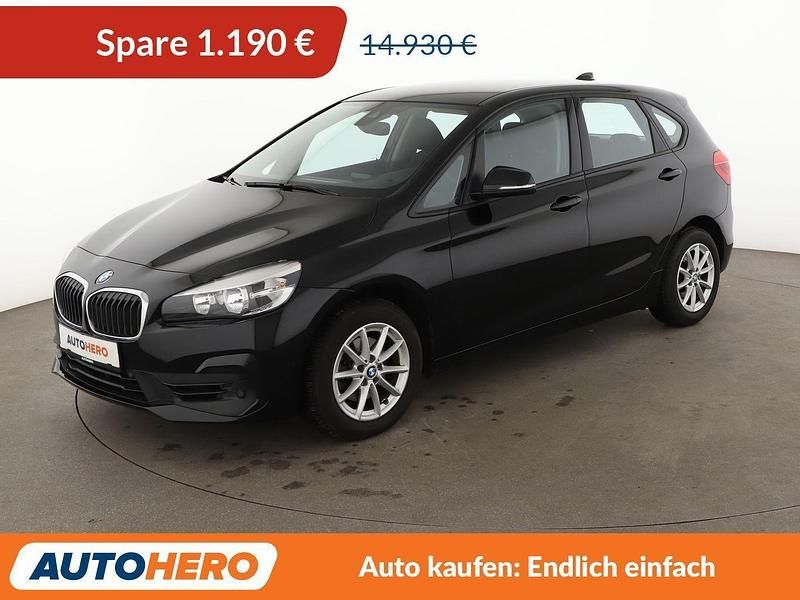 Schwarz Gebraucht 2018 BMW 218 Active Tourer Advantage Van / Kleinbus | 13.740 € (Fairer Preis) - Bild 1/3