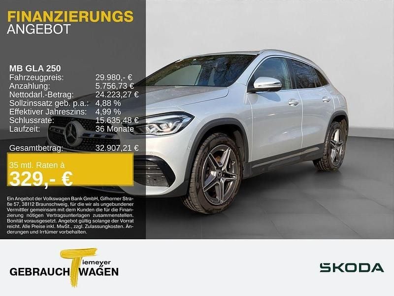 Gebraucht Mercedes GLA250 AMG line 218 PS (160 kW) 2022 Silber SUV
