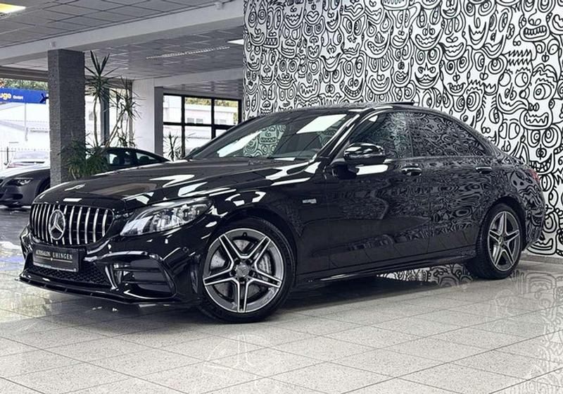 Obsidianschwarz metallic Gebraucht 2020 Mercedes C43 AMG AMG Limousine | 46.780 € (Fairer Preis) - Bild 1/1