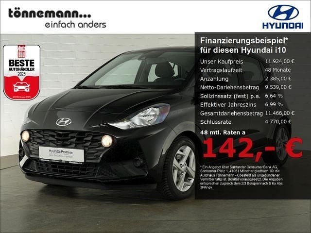 Schwarz Gebraucht 2023 Hyundai i10 Trend Kleinwagen | 11.924 € (Guter Preis) - Bild 1/4