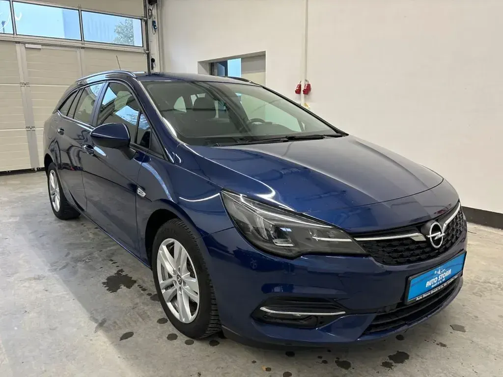 Gebraucht Opel Astra Business 122 PS (89 kW) 2021 Blau Kombi