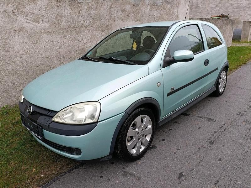 Blau Gebraucht 2000 Opel Corsa Limousine | 849 € (Guter Preis) - Bild 1/4