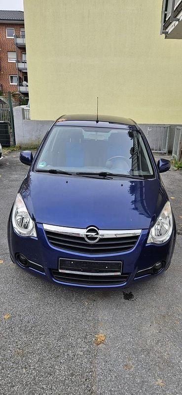 Blau Gebraucht 2009 Opel Agila Edition Kleinwagen | 850 € (Superpreis) - Bild 1/4