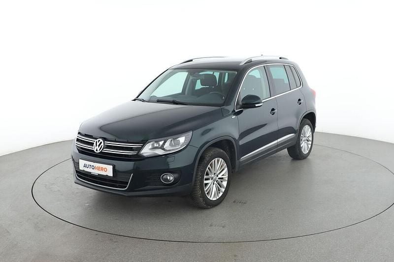 Grün Gebraucht 2014 VW Tiguan Sportline SUV | 14.170 € (Guter Preis) - Bild 1/3