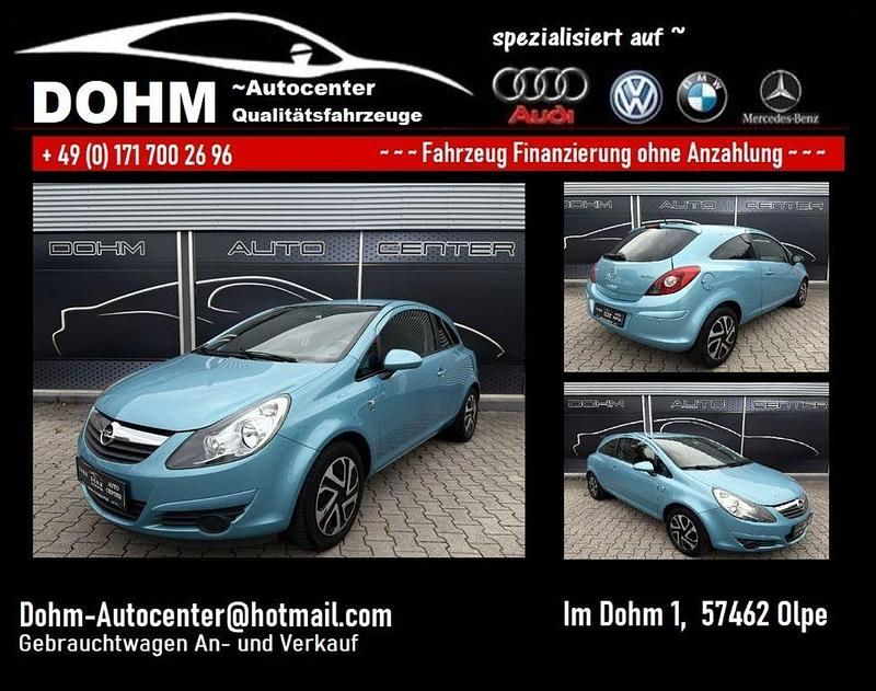 Gebraucht Opel Corsa Edition 69 PS (50 kW) 2010 Blau Kleinwagen