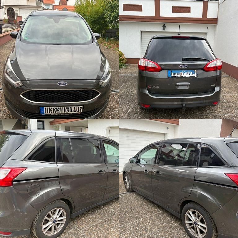 Grau Gebraucht 2017 Ford Grand C-Max Van / Kleinbus | 8.990 € (Superpreis) - Bild 1/4