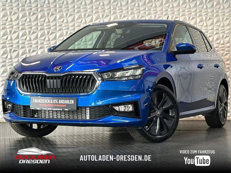 Blau Neu 2025 Skoda Fabia Premium Edition Limousine | 23.999 € (Fairer Preis) - Bild 1/4