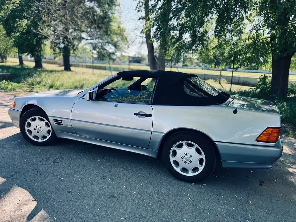Gebraucht Mercedes SL320 231 PS (169 kW) 1994 Silber Cabrio