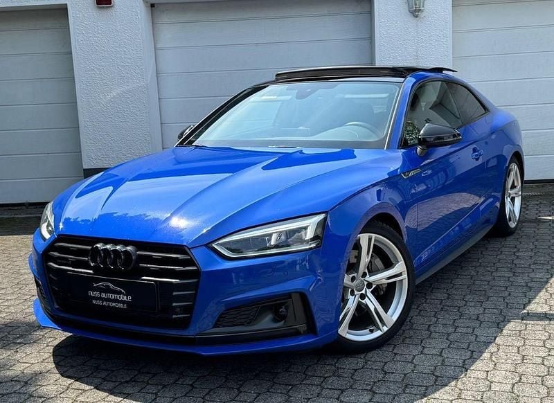 Blau Gebraucht 2017 Audi A5 S-Line Coupé | 24.990 € (Fairer Preis) - Bild 1/4