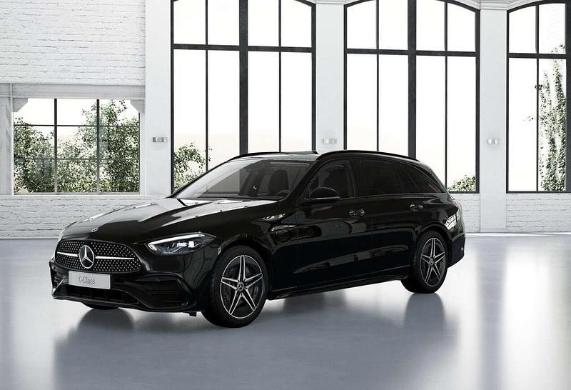 Gebraucht Mercedes C220 AMG 197 PS (144 kW) 2025 Metalliclack obsidianschwarz Kombi