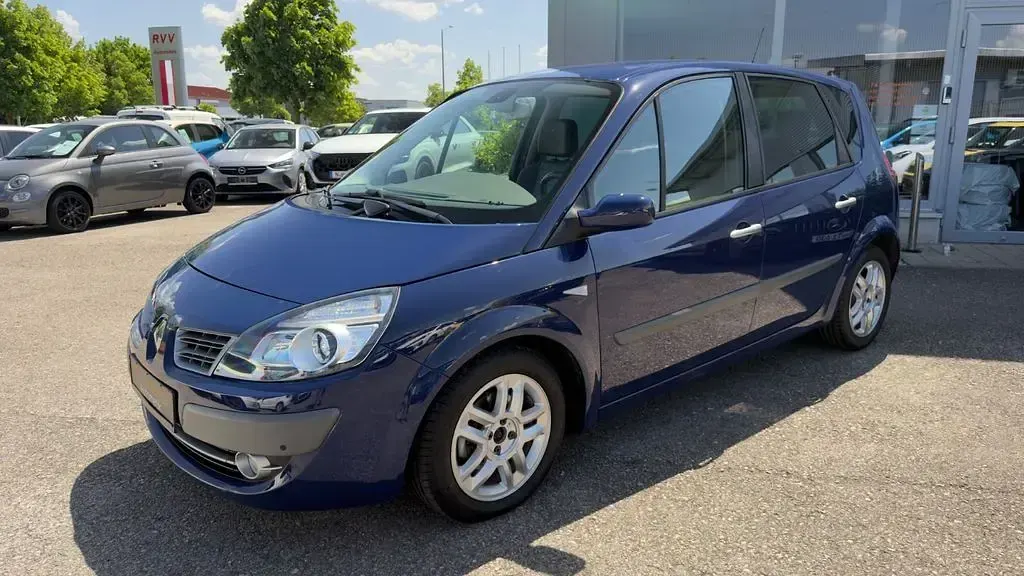 Gebraucht Renault Scénic II Exception 111 PS (81 kW) 2009 Blau Van / Kleinbus