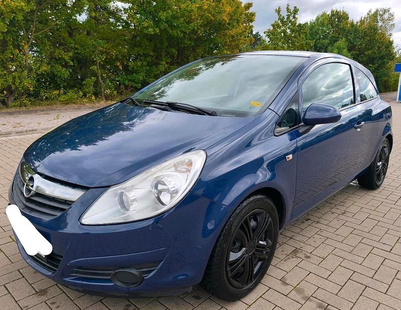 Blau Gebraucht 2009 Opel Corsa Kleinwagen | 599 € (Superpreis) - Bild 1/4