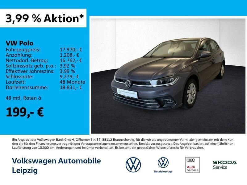 Grau Gebraucht 2022 VW Polo Style Limousine | 17.670 € (Guter Preis) - Bild 1/4