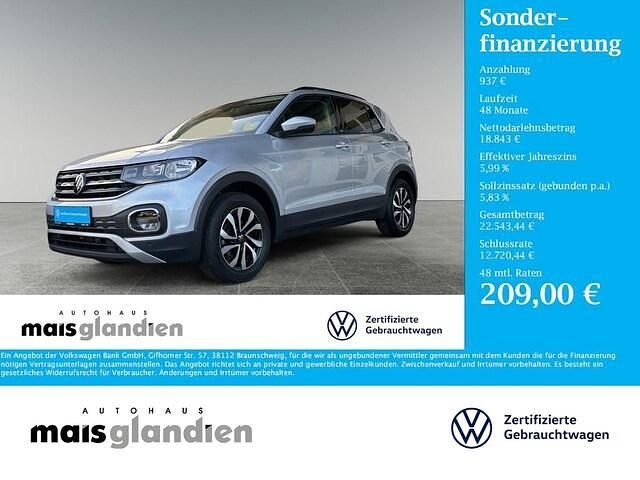 Gebraucht VW T-Cross Active 95 PS (69 kW) 2022 Silber SUV