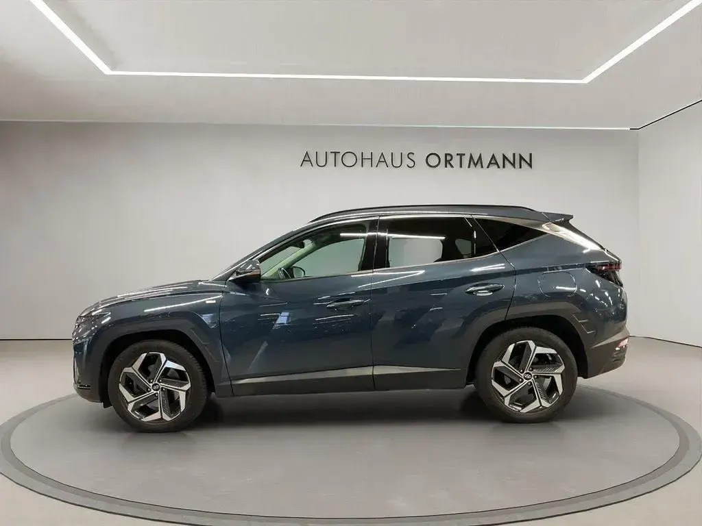 Gebraucht Hyundai Tucson Turbo 150 PS (110 kW) 2021 Teal blue / met SUV