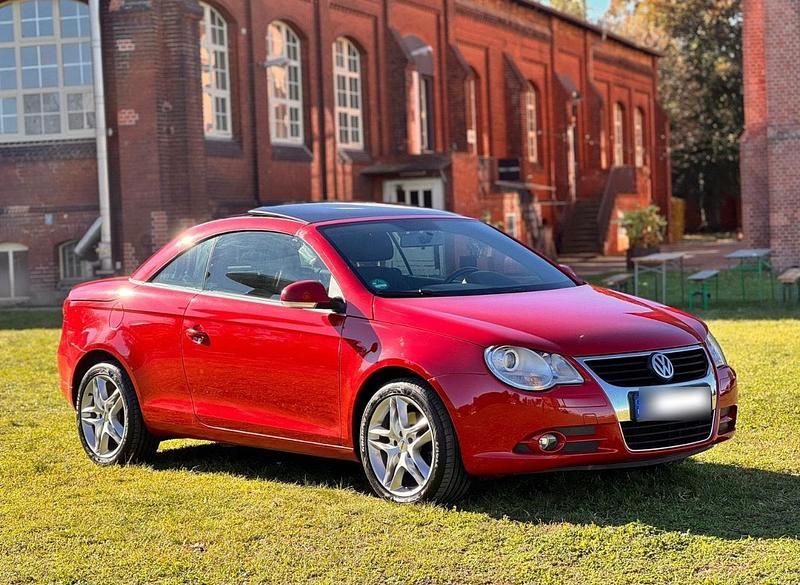 Second-hand VW Eos 140 CP (102 kW) 2006 Roșu Cabrio