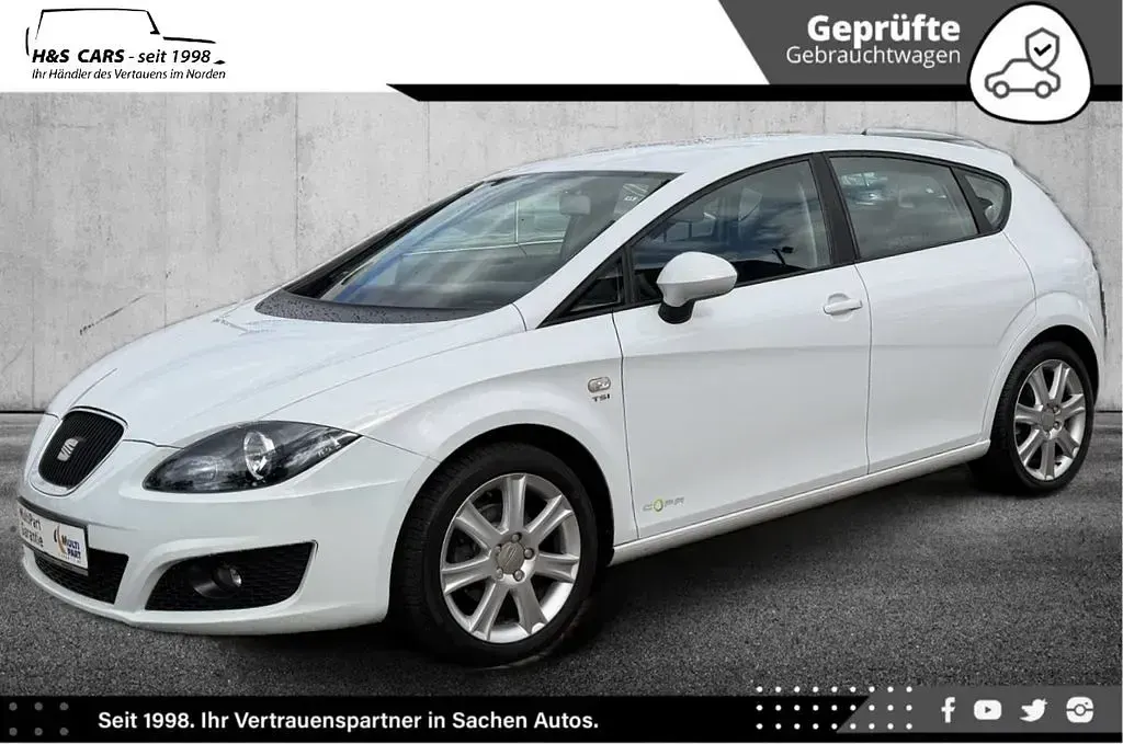 Gebraucht Seat Leon Copa 105 PS (77 kW) 2011 Weiß Kleinwagen