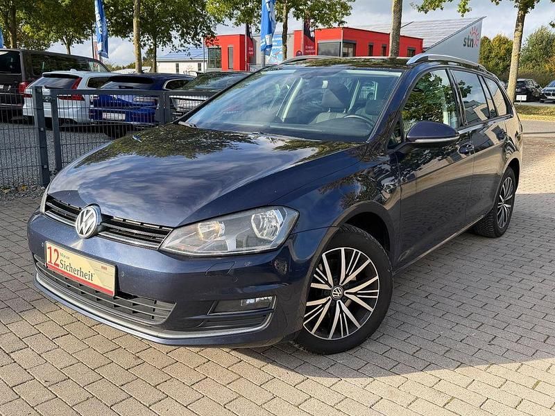 Blau Gebraucht 2016 VW Golf VII Allstar Kombi | 7.490 € (Etwas zu teuer) - Bild 1/4