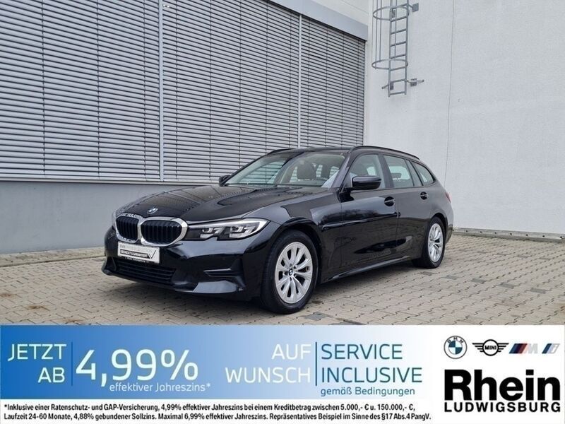 Schwarz 2 Gebraucht 2022 BMW 320 Advantage Kombi | 26.490 € (Superpreis) - Bild 1/4