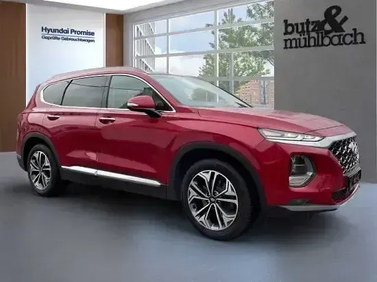 Gebraucht Hyundai Santa Fe Premium 197 PS (144 kW) 2019 Rot SUV