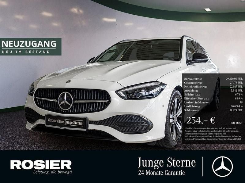 Weiss / polarweiß Gebraucht 2022 Mercedes C200 Avantgarde Kombi | 29.370 € (Fairer Preis) - Bild 1/3