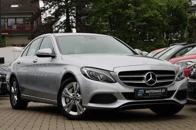 Iridiumsilber Gebraucht 2017 Mercedes C400 Avantgarde Limousine | 24.999 € (Superpreis) - Bild 1/4