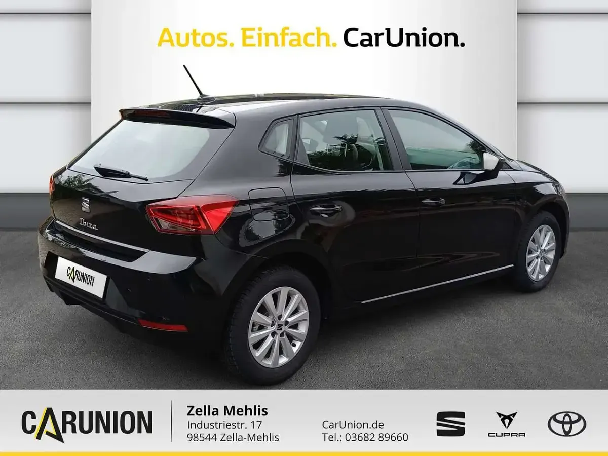 Neu Seat Ibiza Style 116 PS (85 kW) 2025 Midnight schwarz Kleinwagen