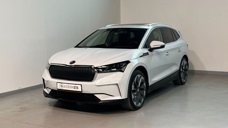 Weiß Gebraucht 2021 Skoda Enyaq iV Suite SUV | 34.999 € (Fairer Preis) - Bild 1/4