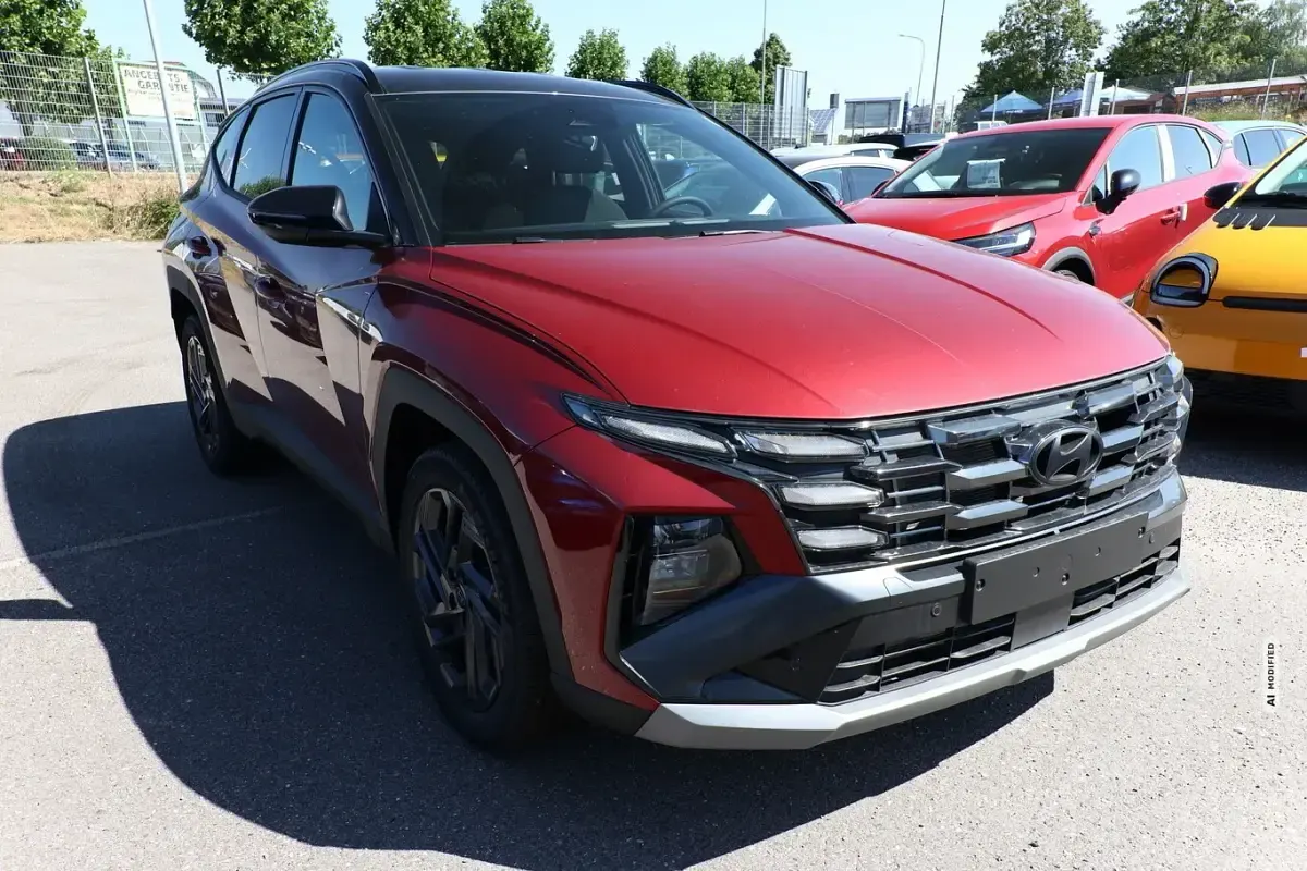 Neu Hyundai Tucson 150 PS (110 kW) 2026 Rot metallic SUV