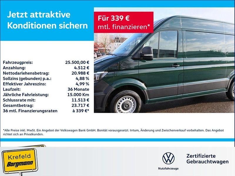 Gebraucht VW Crafter 102 PS (75 kW) 2021 Ontario green Van