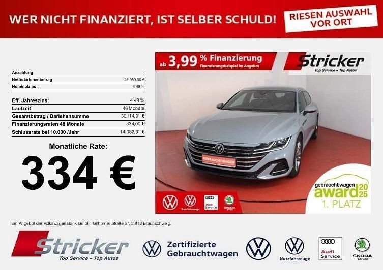 Gebraucht VW Arteon R-line 218 PS (160 kW) 2022 Mondsteingrau Kombi