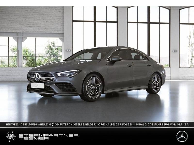Metalliclack mountaingrau Gebraucht 2021 Mercedes CLA200 AMG Coupé | 30.470 € (Fairer Preis) - Bild 1/4