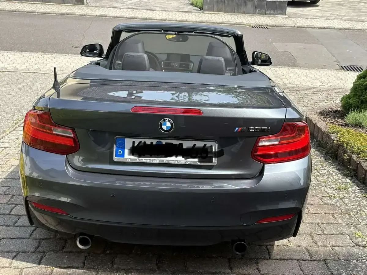 Brugt BMW M235 326 HK (239 kW) 2015 Grå Cabriolet
