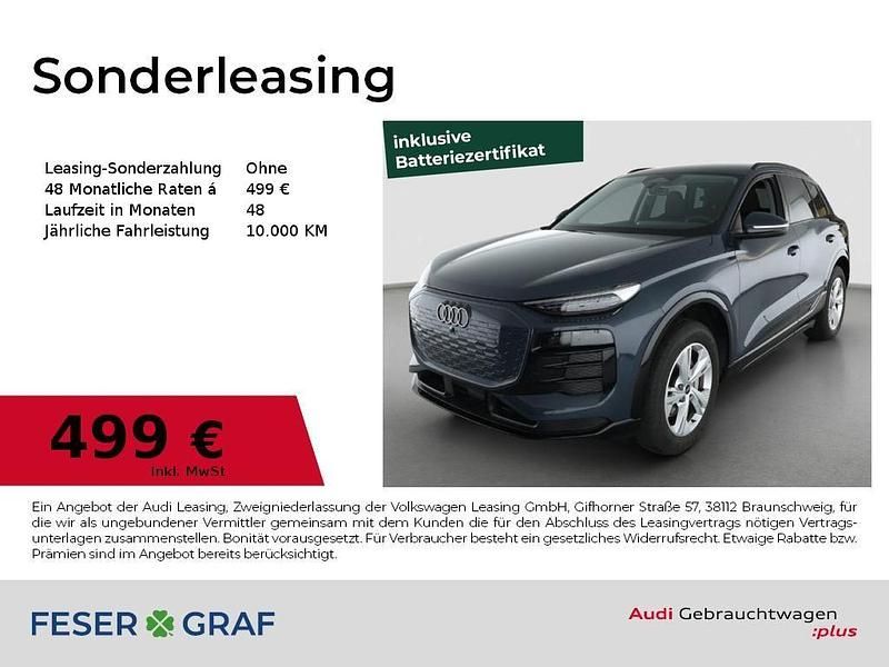 Plasmablau metallic Gebraucht 2025 Audi Q6 e-tron Ambiente SUV | 54.990 € (Guter Preis) - Bild 1/4