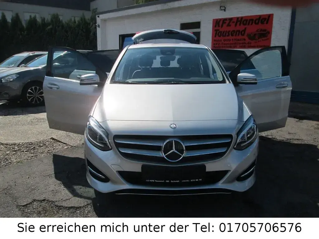 Gebraucht Mercedes B220 177 PS (130 kW) 2015 Silber Kleinwagen