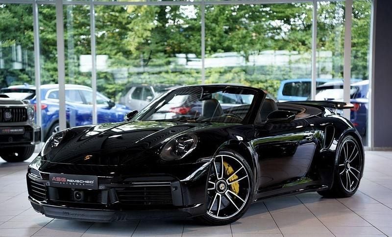 Schwarz Gebraucht 2022 Porsche 911 Turbo S Cabriolet Cabrio | 233.800 € (Fairer Preis) - Bild 1/4