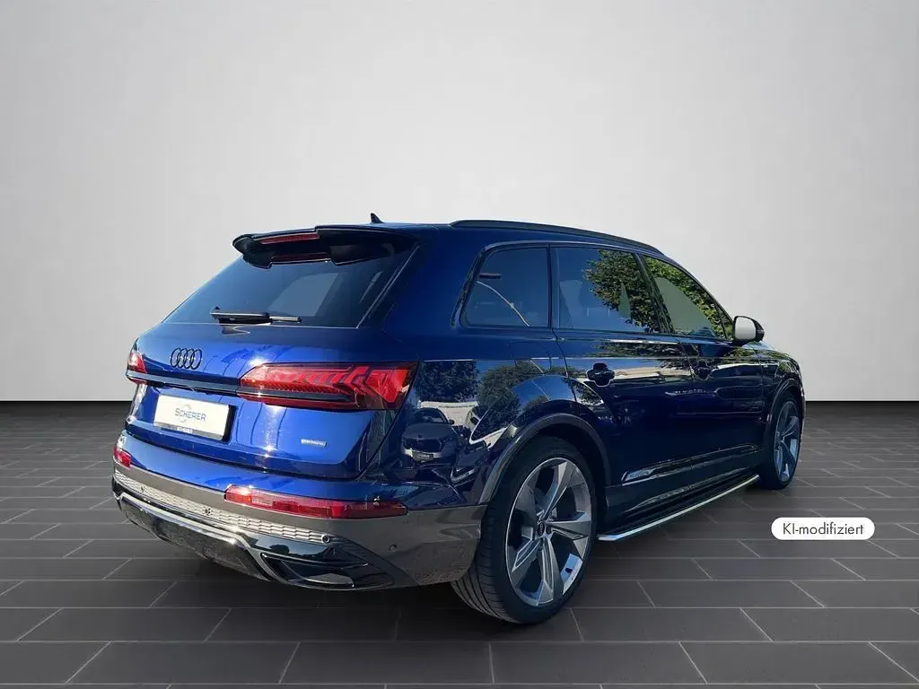 Gebraucht Audi Q7 S-Line 286 PS (210 kW) 2023 Navarrablau metallic (metallic) SUV