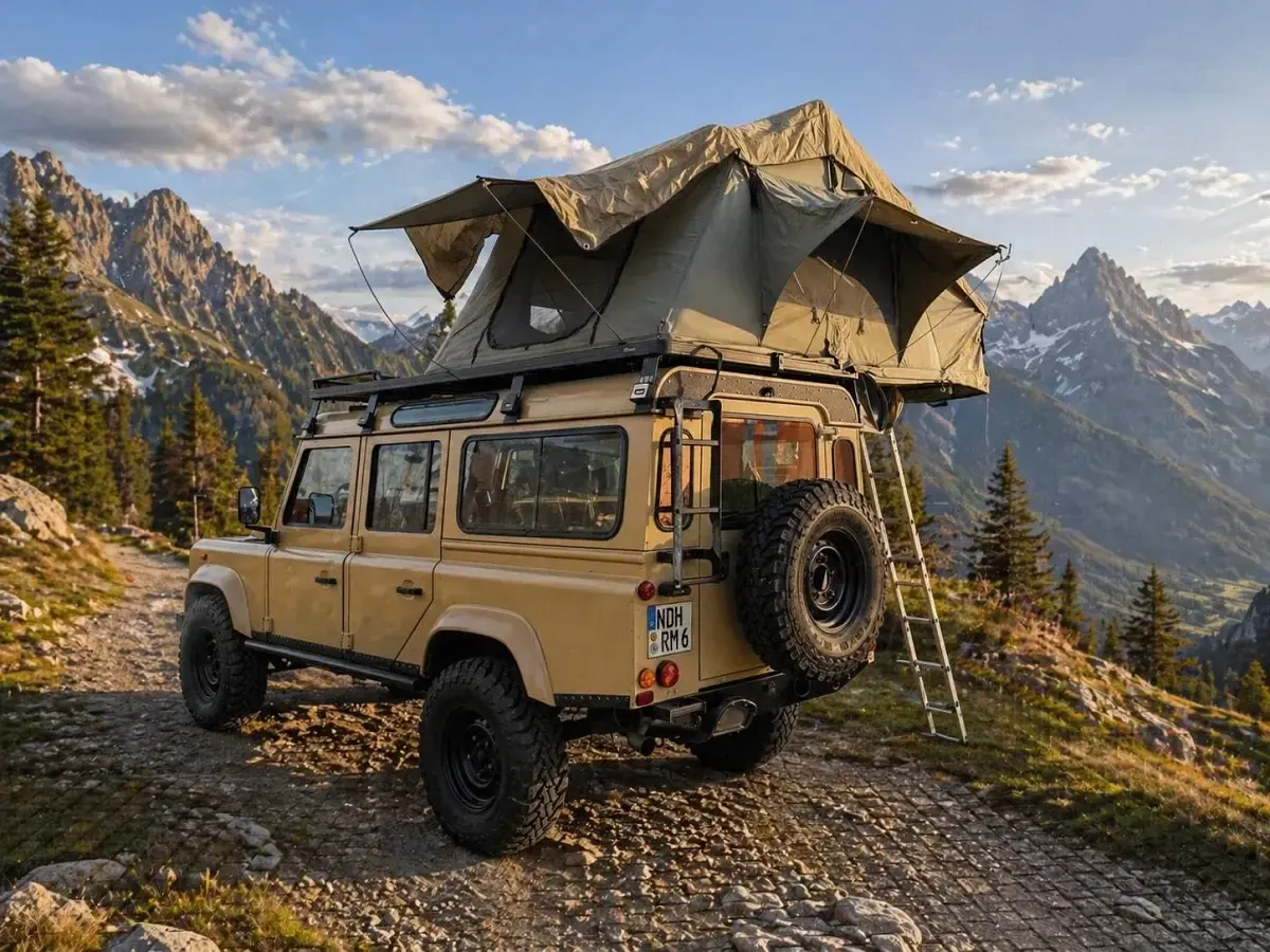 Gebraucht Land Rover Defender 122 PS (89 kW) 2003 Beige Van / Kleinbus