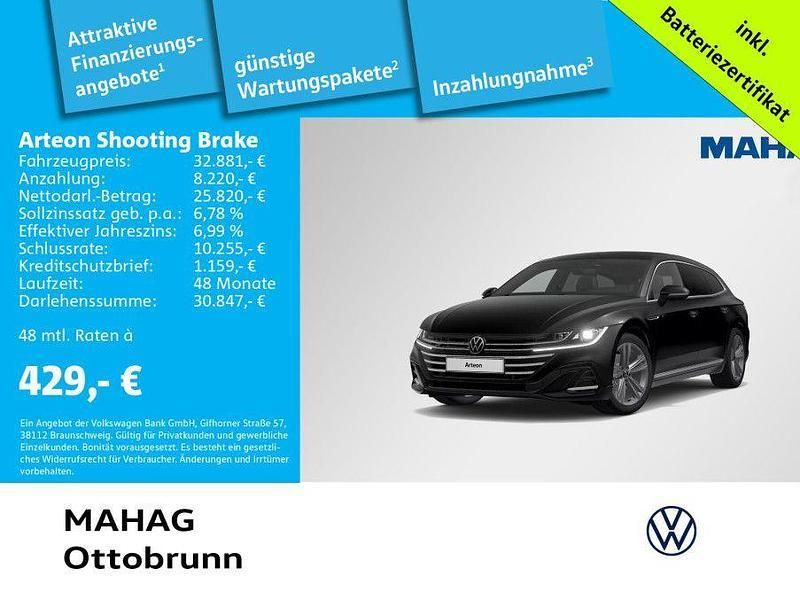 Schwarz Gebraucht 2022 VW Arteon R-line Limousine | 32.881 € (Fairer Preis) - Bild 1/2