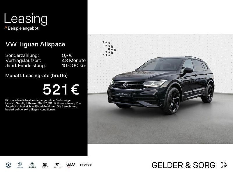 Deep black perleffekt Gebraucht 2023 VW Tiguan Allspace R-line SUV | 41.990 € (Teuer) - Bild 1/4