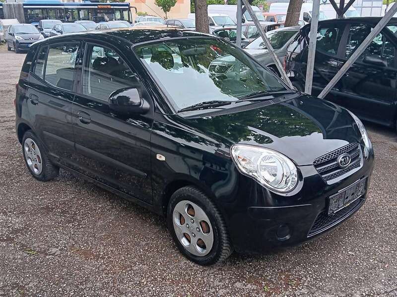 Schwarz Gebraucht 2009 Kia Picanto Attract Kleinwagen | 1.800 € (Fairer Preis) - Bild 1/4